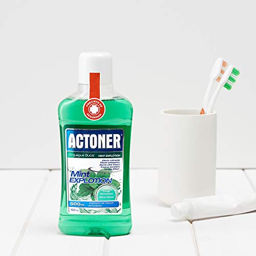 Actoner Enjuague Bucal Mint Explotion Pack 6 unidades x 500 ml