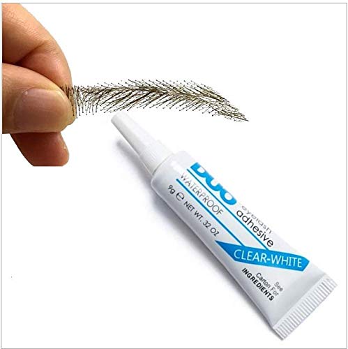 Adhesivo Pestañas Postizas & cejas artificiales, DUO Strip lash adhesive, pegamento de látex para pestañas postizas y la piel, prueba de agua, vegano