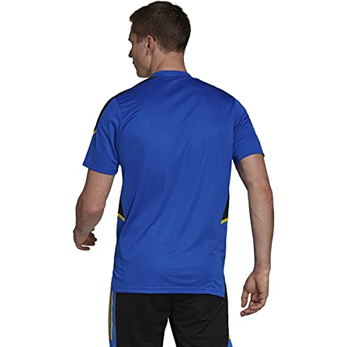 adidas Camiseta de entrenamiento Manchester United 2021/2022 para hombre, Azul Glory, X-Large