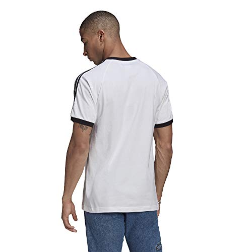 Adidas Camiseta modelo 3-STRIPES TEE, color Blanco, talla M