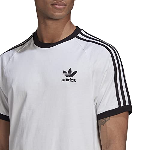 Adidas Camiseta modelo 3-STRIPES TEE, color Blanco, talla M