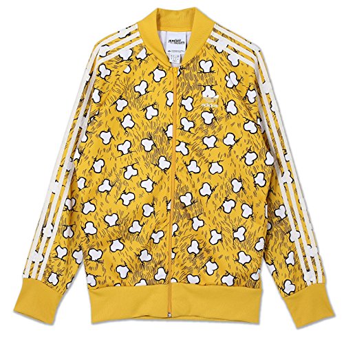 adidas Originals Jeremy Scott JS Bones TT M69820 - Chaqueta con esqueleto de hueso, color amarillo amarillo S