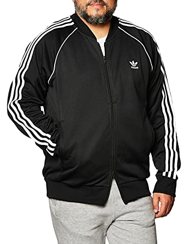 adidas SST TT P Blue Sweatshirt, Hombre, Black/White, L