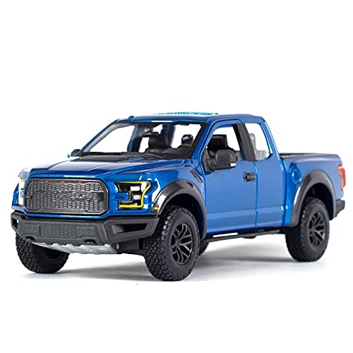 AFJL Modelo Coche a Escala 1:24 2017 para F-O-R-D para F-150 Raptor Pickup Truck Static Diecast Aleación Modelo Coche