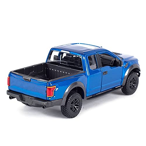 AFJL Modelo Coche a Escala 1:24 2017 para F-O-R-D para F-150 Raptor Pickup Truck Static Diecast Aleación Modelo Coche