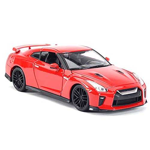 AFJL Modelo Coche a Escala 1:24 2017 para GT-R Sports Car Die Cast Vehicles Model Car Toys Escala Modelo Car Metal Diecast (Color : 1)