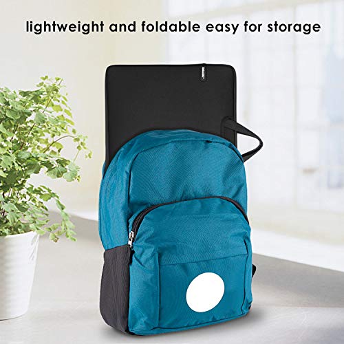 AGPTEK 17 Pulgadas Funda Protectora de ordenador portátil, Funda para computadora portátil, Bolsa de mano para computadora portátil para Tableta iPad Tab y laptops, notebooks, MacBook Air (Negro)