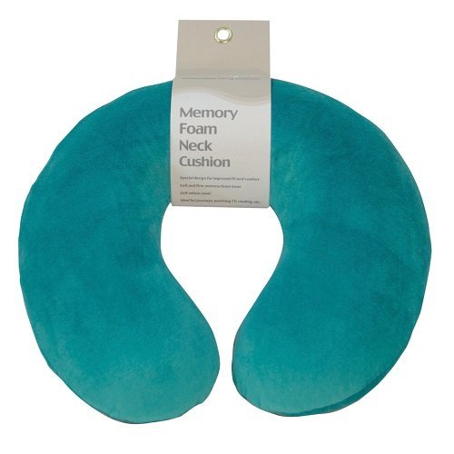 Aidapt VM936AT - Cojín De Espuma Para El Cuello Memory Foam - Azul Turquesa Azul turquesa