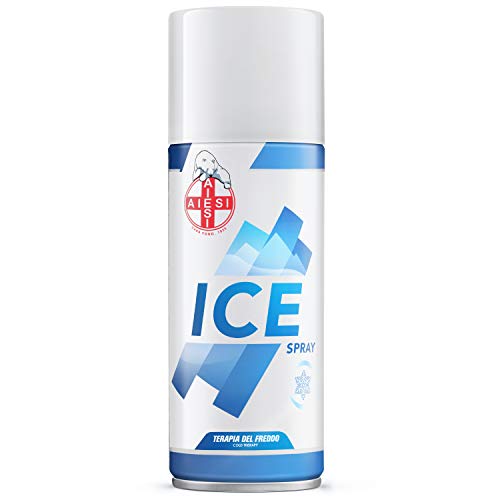 AIESI® Hielo Spray instantáneo con MENTOL lata de 400 ml ICE SPRAY, Made in Italy