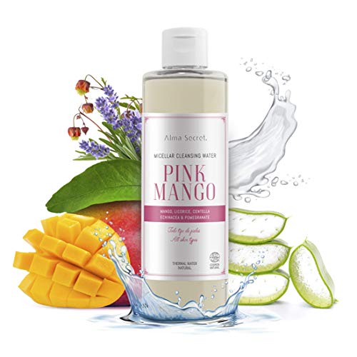 Alma Secret Agua Micelar Natural Pink Mango ECOCERT COSMOS NATURAL - 250 ml