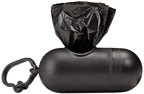 Amazon Basics - Bolsas para excrementos de perro con dispensador y clip para correa (900 bolsas)