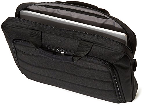 Amazon Basics – Maletín para ordenadores portátiles y tabletas, negro, 40 cm