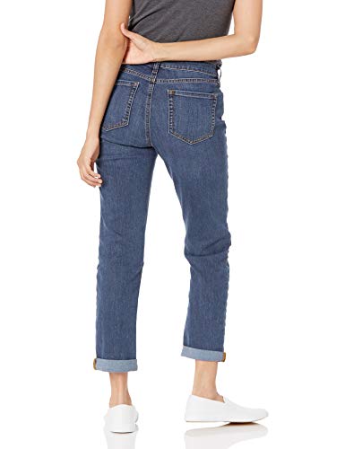 Amazon Essentials Girlfriend Jean Jeans, Medium Dark Wash, 46