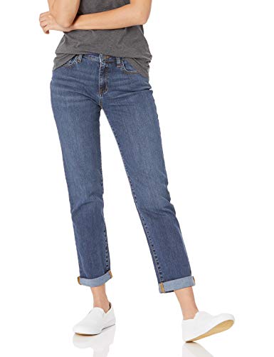 Amazon Essentials Girlfriend Jean Jeans, Medium Dark Wash, 46