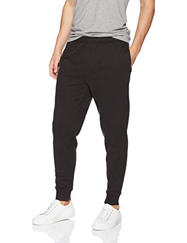 Amazon Essentials – Pantalón de chándal de forro polar para hombre, Negro (Black), US XS (EU XS)