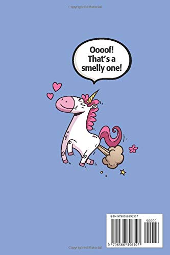 Ambara's Farting Unicorn Notebook: Funny & Unique Personalised Journal Gift - Perfect For Girls & Women For Home, School College Or Work.