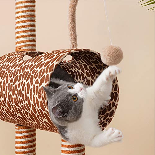 ANANAN Marco de Escalada para Gatos Jirafa, apartamento para Gatos y árbol para Gatos una Villa pequeña, Marco para Gatos, Marco para Escalar para Gatos, Suministros para Juguetes