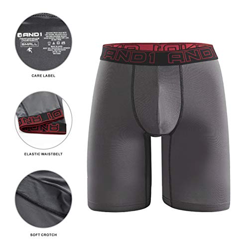 AND1 Bóxer Hombre Pack de 5 Algodon Calzoncillos Multicolor Ropa Interior Basic Underwear Deporte (5 Pack,M)