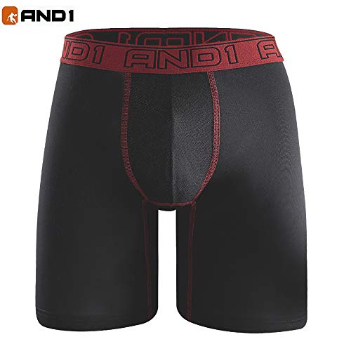 AND1 Bóxer Hombre Pack de 5 Algodon Calzoncillos Multicolor Ropa Interior Basic Underwear Deporte (5 Pack,M)