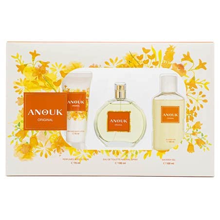 Anouk Estuche de Regalo para Mujer EdT 100ml + Body Lotion 75ml + Gel Baño 100ml