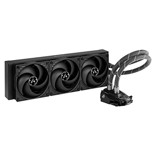 ARCTIC Liquid Freezer II 360 - Refrigerador de Agua AIO de CPU Multi-Compatible, con Intel y AMD, Bomba controlada por PWM, Velocidad del Ventilador: 200-1800 RPM (controlada vía PWM) - Negro