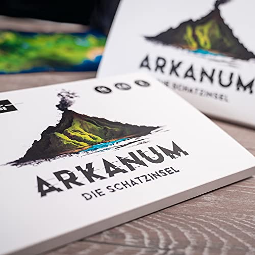 Arkanum La isla del tesoro – Juego Escape Room para adultos, amigos y familias, juego de mesa para 1 – 6 personas