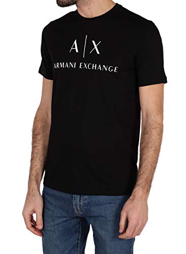 Armani Exchange 8nztcj Camiseta, Negro (Black 1200), XL para Hombre