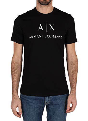 Armani Exchange 8nztcj Camiseta, Negro (Black 1200), XL para Hombre