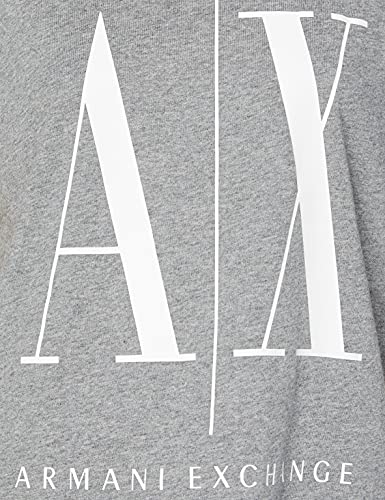 Armani Exchange Icontee Logo Camiseta, (Bc09 Grey 3930), Medium para Mujer