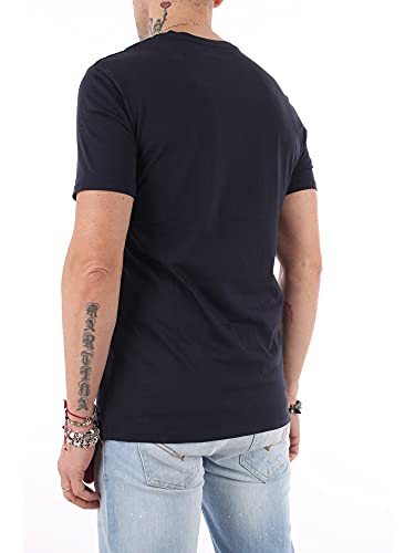 Armani Exchange Pima Cotton V-Neck Camiseta, Azul (Navy 1510), X-Large para Hombre