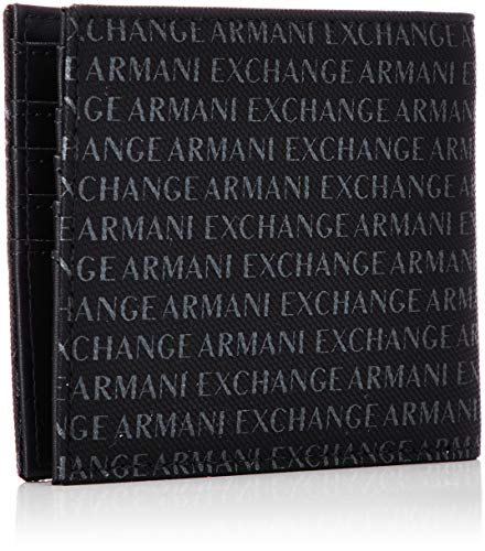 Armani ExchangeWallet and Keyring SetHombreCarterasNegro (Black) 10.5x3x19 Centimeters (B x H x T)