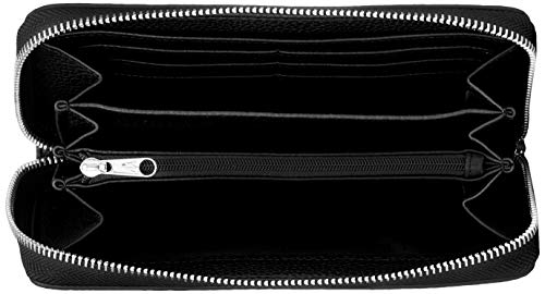 Armani ExchangeWristlet Round ZipMujerCarterasNegro (Negro/Black) 2x20x11 Centimeters (B x H x T)