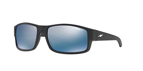 Arnette 0AN4224 01/22 59 Gafas de Sol, Negro (Matte Black/Polardarkgreymirrorwater), Hombre