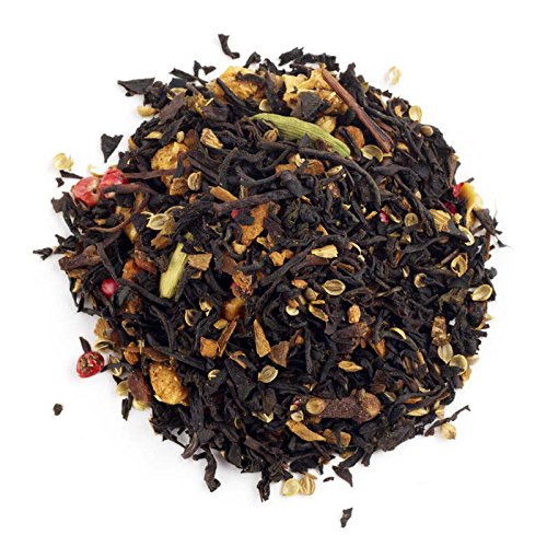 Aromas de Té - Té Negro Arcoiris con Cardamomo, Canela, Trozos de Manzana, Rodajas de Naranja, Clavo y Pimienta Rosa, 100 GR