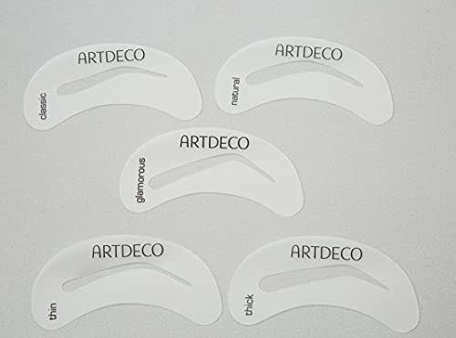 Artdeco Eye Brow Stencils With Brush Applicator Pincel - 80 gr