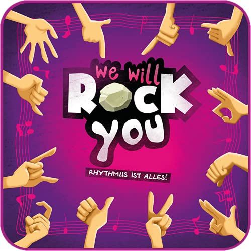 Asmodee We Will Rock You - Juego de Cartas (en alemán)