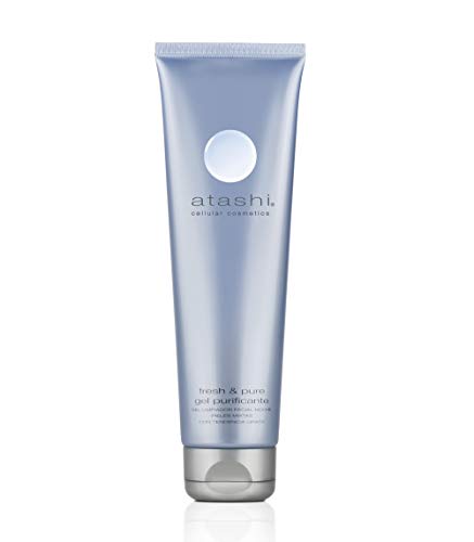 Atashi Fresh & Pure - Gel Purificante Nocturno | Limpia, Purifica, Equilibra y Renueva la Piel | Efecto Peeling Natural | Pieles Mixtas con Tendencia a Grasa |Áceite Glicólico Liposomado - 150 ml