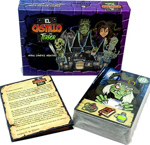 Atomo Games El castillo del Terror | Juego de Mesa infantil para Niños a partir de 6 Años | Juego de Mesa Divertido y Familiar de Cartas