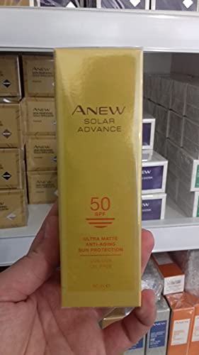 Avon Anew Solar Advance Ultra Mate Anti-Envejecimiento Protector Solar con SPF50