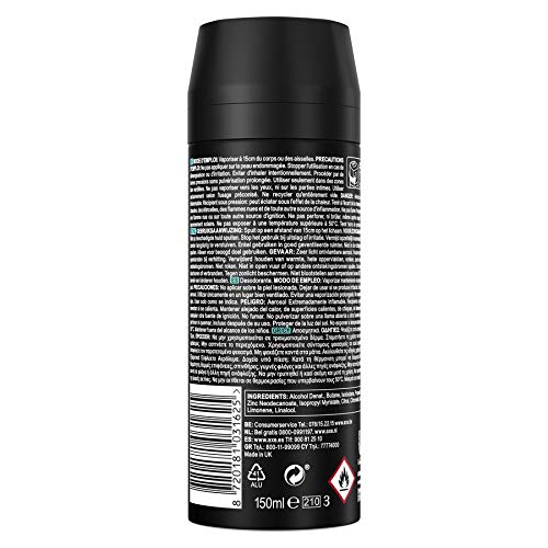 Axe Apollo Rock Desodorante - 150 ml - Pack de 6