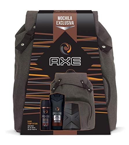 Axe Mochila Dark Temptation Bodyspray 150 ml + Gel de Ducha 250 ml + Eau Toilette 50 ml