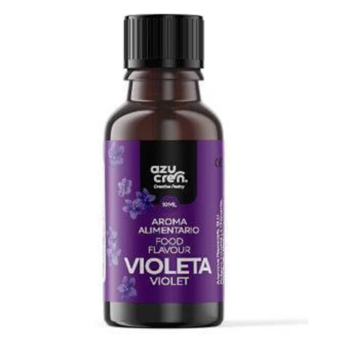 Azucren - Saborizante para Repostería - Aporta Aroma y Sabor a tus Tartas, Bizcochos y Galletas -10 ML (Violeta)