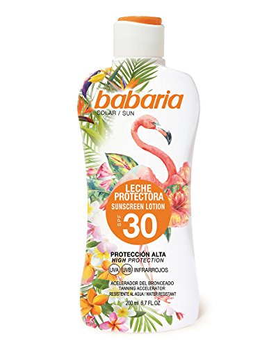 Babaria - Leche Protector Solar Tropical F30 - 200 ml