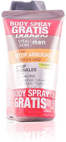 Babaria Men Vital Skin Stop Arrugas Lote Crema Antiarrugas y Body Spray - 500 ml (8410412706346)