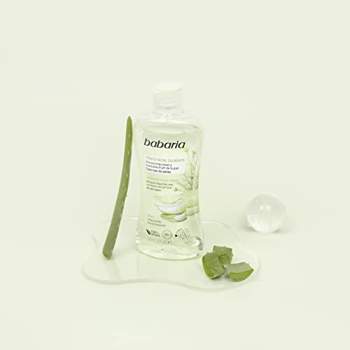 Babaria – Tónico Facial Calmante Con Aloe Vera Y Manzanilla - 200 Ml, Blanco