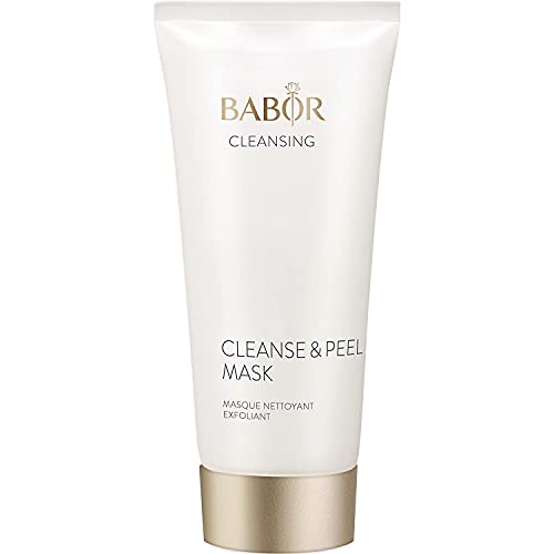 BABOR CLEANSING Cleanse & Peel Mask para cualquier piel, Mascarilla facial Purificante y Limpiadora, Mascarilla y Peeling, Peeling natural corporal, 1 x 50 ml