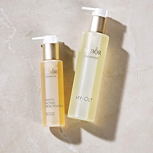 BABOR CLEANSING Phytoactive Reactivating para piel cansada, Limpiador facial para usar con Hy-Öl, Flor de almendro dulce, Fórmula vegana, 1 x 100 ml