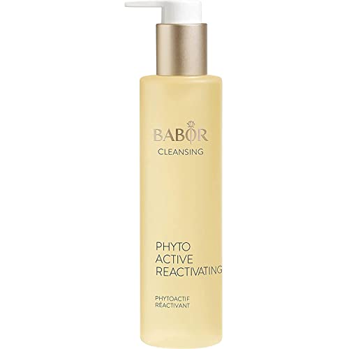 BABOR CLEANSING Phytoactive Reactivating para piel cansada, Limpiador facial para usar con Hy-Öl, Flor de almendro dulce, Fórmula vegana, 1 x 100 ml