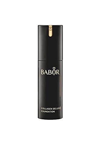 BABOR MAKE UP Base de maquillaje Deluxe Foundation, Maquillaje para pieles secas y maduras, Con suero antiedad, Alta cobertura, Larga duración, 03 natural, 1 x 30 ml