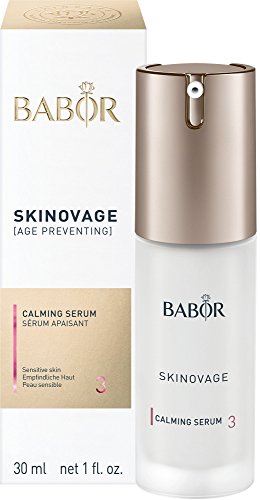 Babor SKINOVAGE Calming Serum Sérum facial calmante y antiedad para pieles sensibles, combate las rojeces cutáneas, en formato de 1 x 30 ml